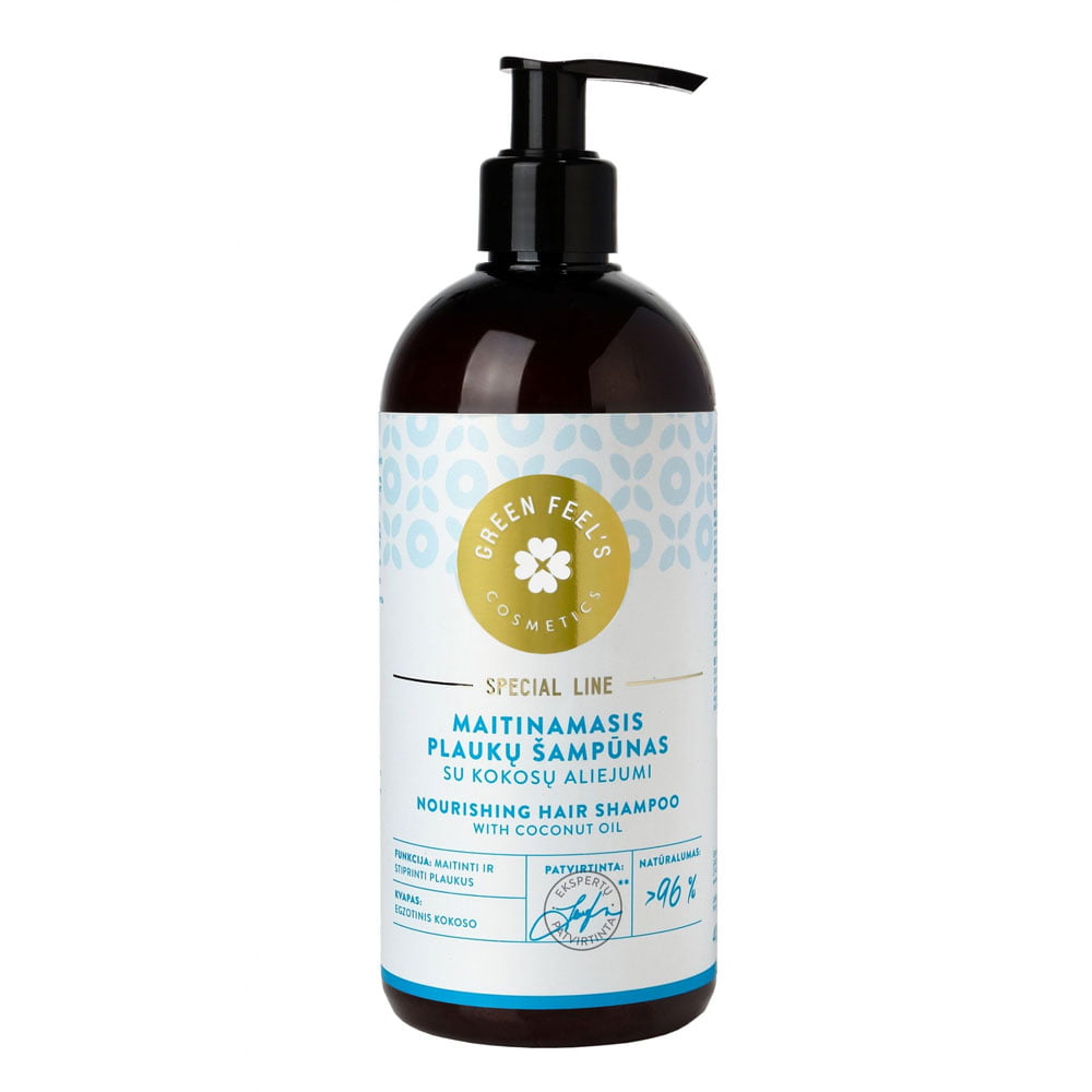 Nourishing Hair Shampoo with Natural Coconut Oil Strength Damage Remedy 400 ml